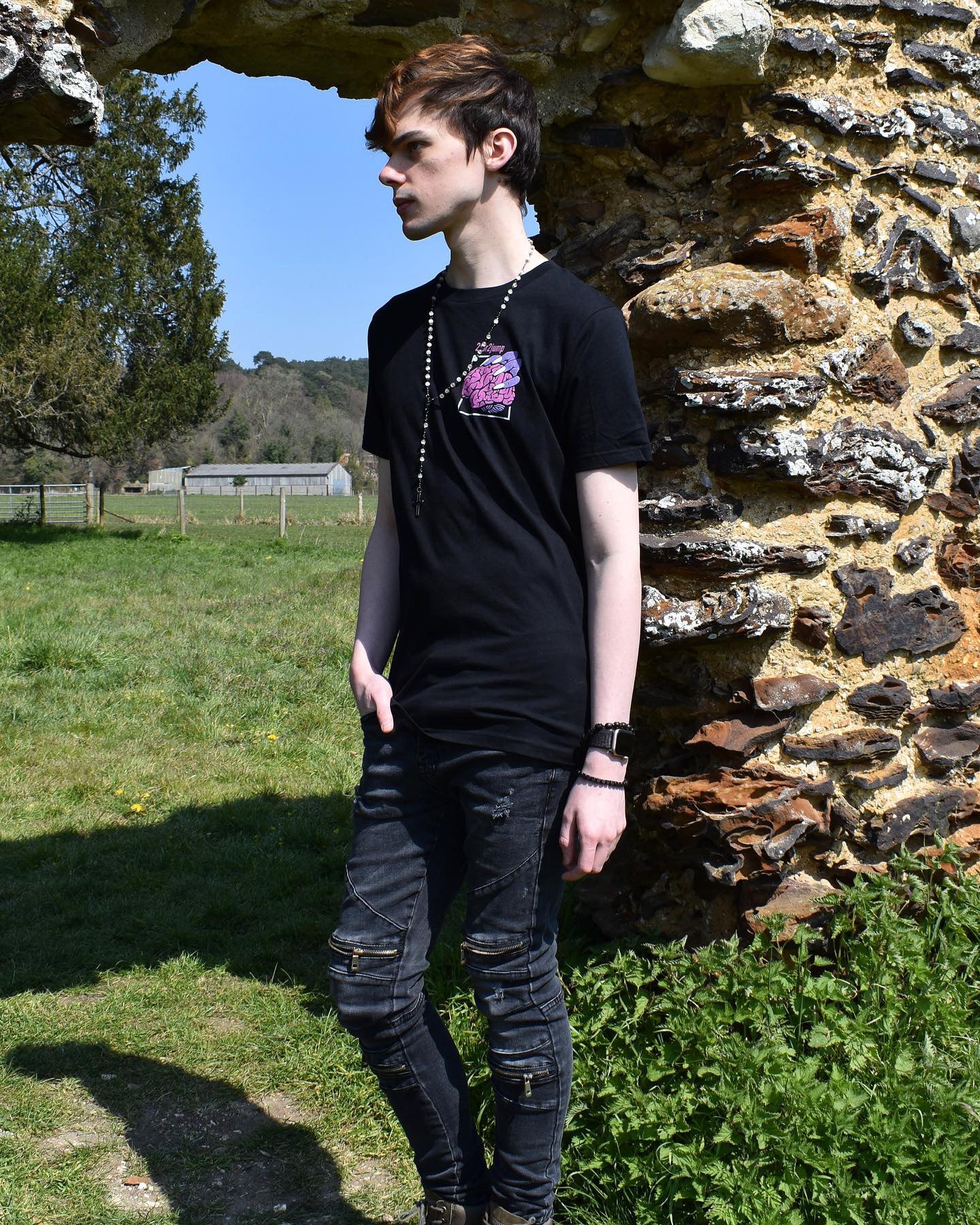 Monsters Black T-Shirt