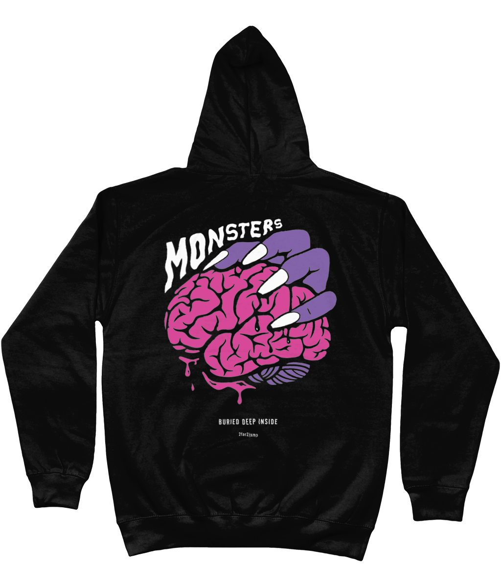 Monsters Black Hoodie