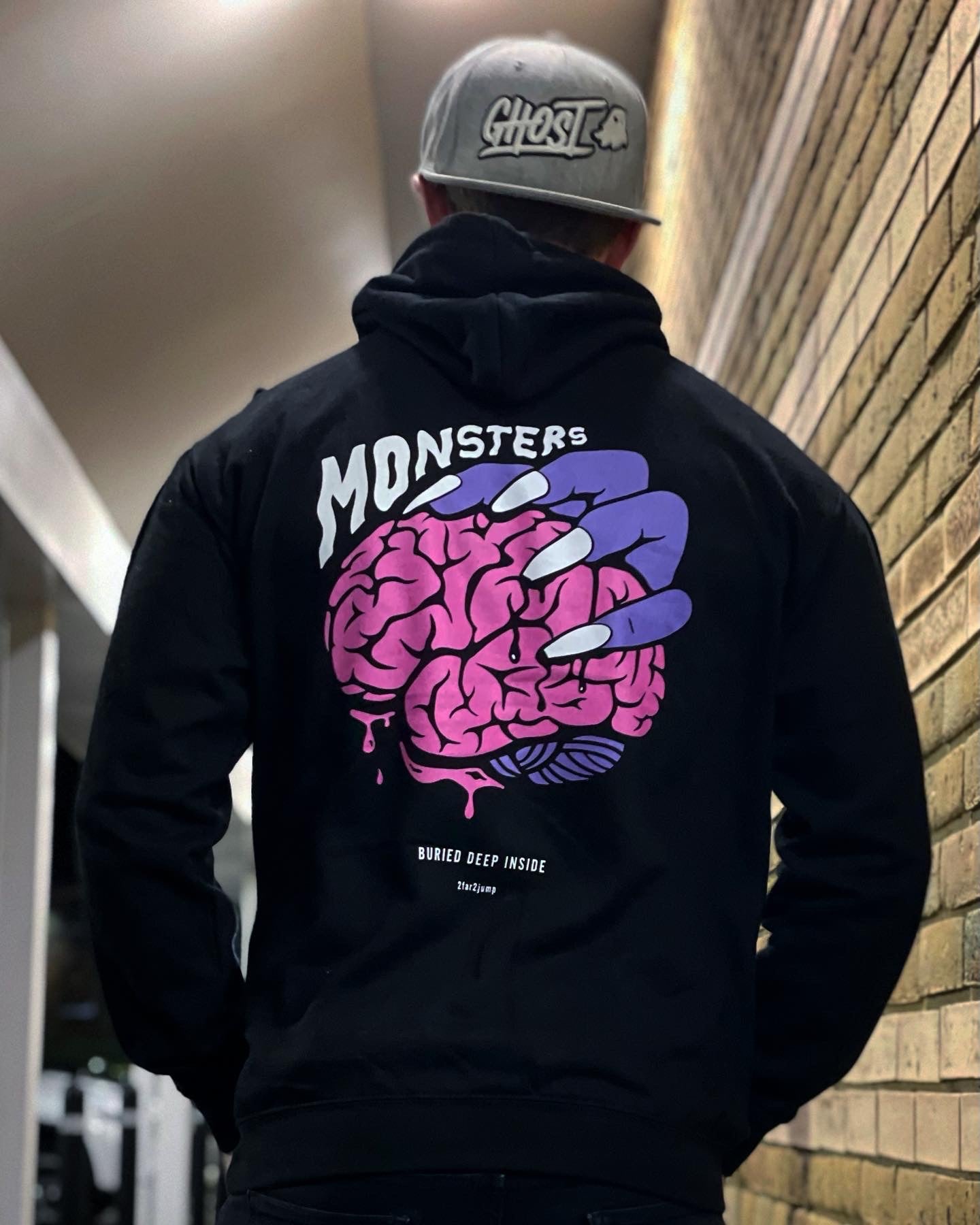 Monsters Black Hoodie